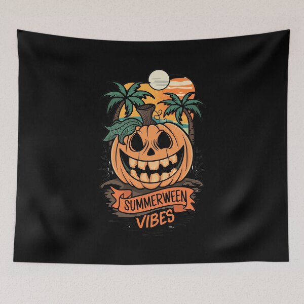 Item preview, Summerween Vibes Spooky Summer Pumpkin designed and sold by Redgiant87x.