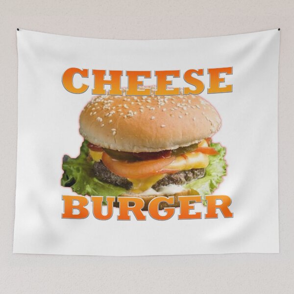 Item preview, Cheese Burger 90s Bootleg Vintage Design designed and sold by Jess Designs.