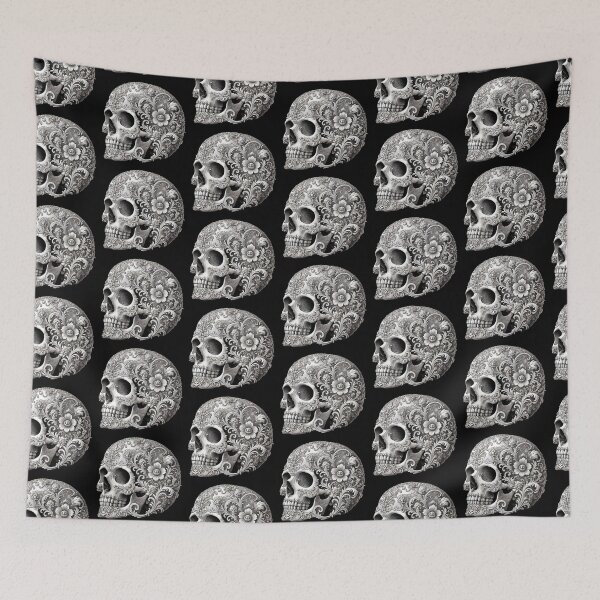 Item preview, Rococo Skull designed and sold by LaNadaYFundante.