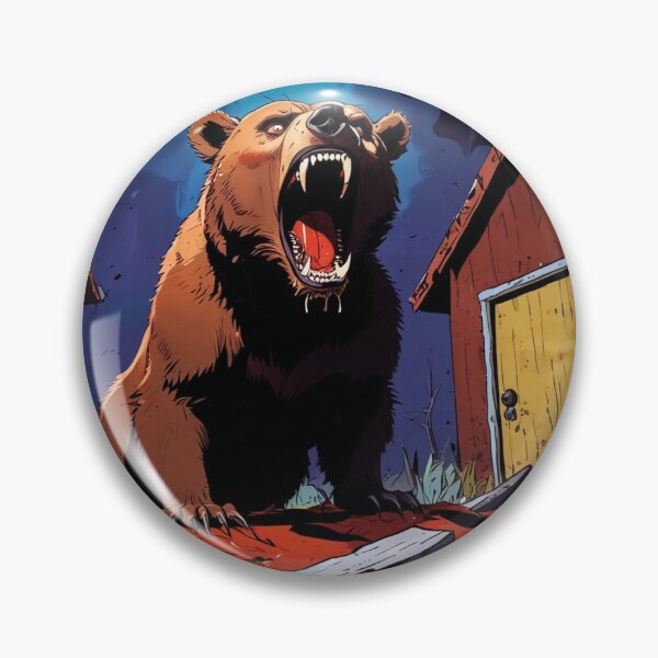 Item preview, Happy Bear Destroying a Town designed and sold by NerdscapeDC.