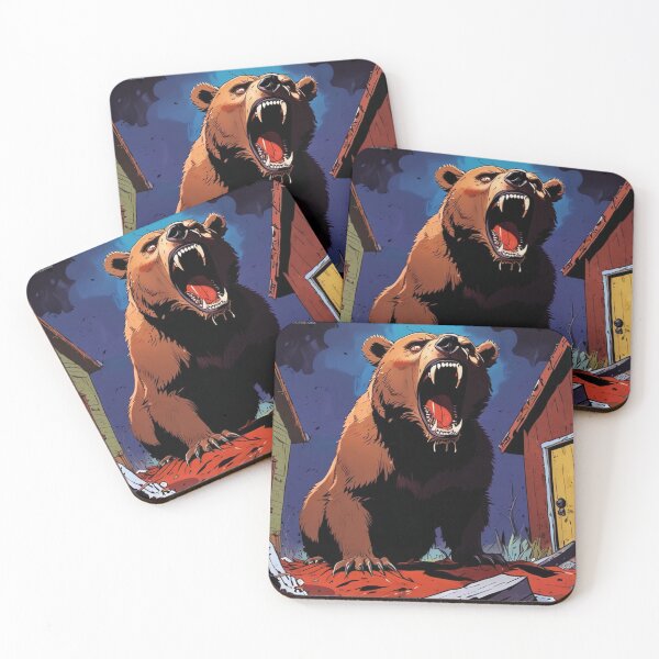 Item preview, Happy Bear Destroying a Town designed and sold by NerdscapeDC.