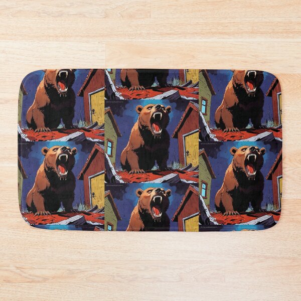 Item preview, Happy Bear Destroying a Town designed and sold by NerdscapeDC.