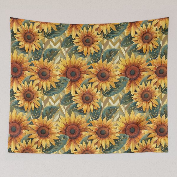 Item preview, SOLEIL MODERNE Sun-Kissed Sunflowers designed and sold by Frenchifique.