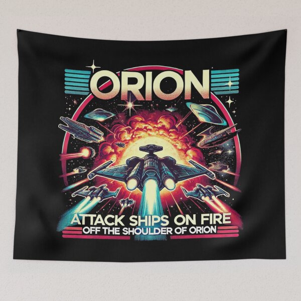 Item preview, Blade Runner - Ships Burning Orion designed and sold by Random-Reality.