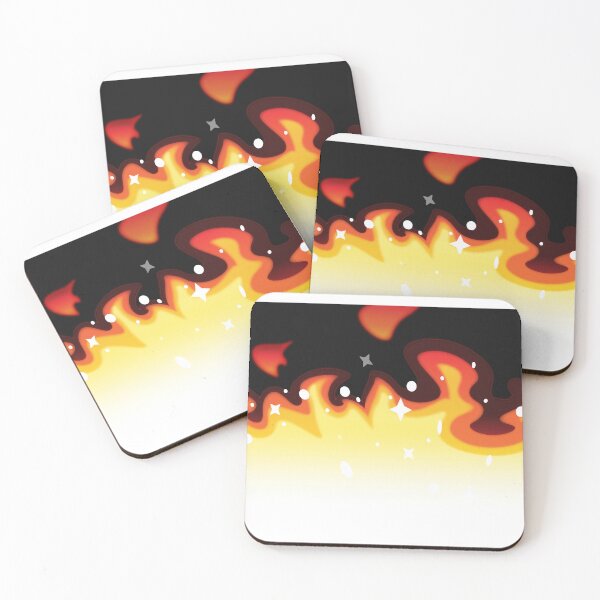 Item preview, Fiery Flames and Stars Abstract Design designed and sold by Carsondood.