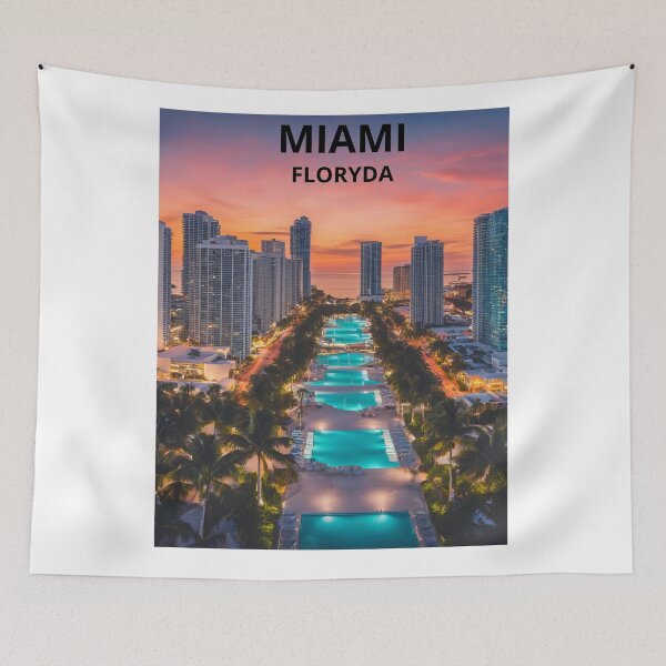 Item preview, Miami Floryda designed and sold by MindsAtelier.