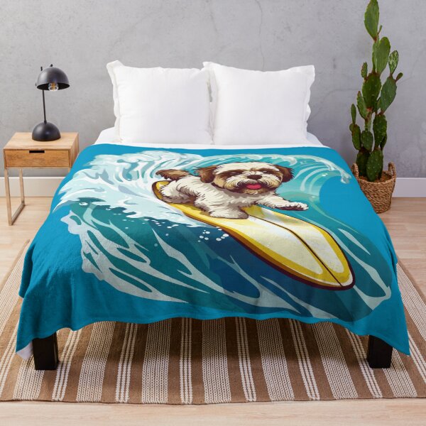 Item preview, Surfing Shih Tzu designed and sold by VelvetRoom.