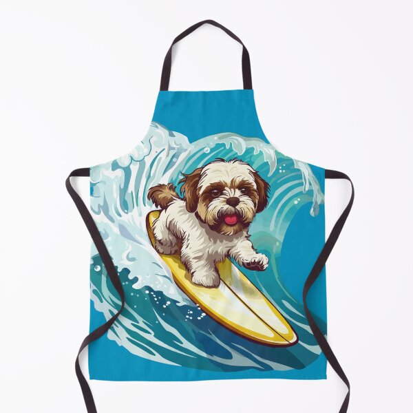 Item preview, Surfing Shih Tzu designed and sold by VelvetRoom.