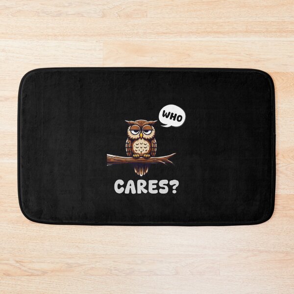 Item preview, annoyed owl #whocares designed and sold by Helios-Fashion.