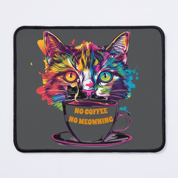 Item preview, NO COFFEE? NO MEOWNING..! designed and sold by FabulDeco2022.