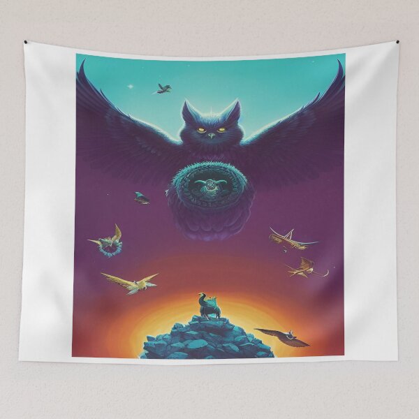 Item preview, Twilight Guardians: A Mystical Wildlife Panorama designed and sold by merve02shop.