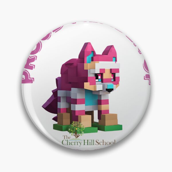 Item preview, Proud Member of the Wolf Pack Pink Video Game Wolf designed and sold by thecherryhillschool.