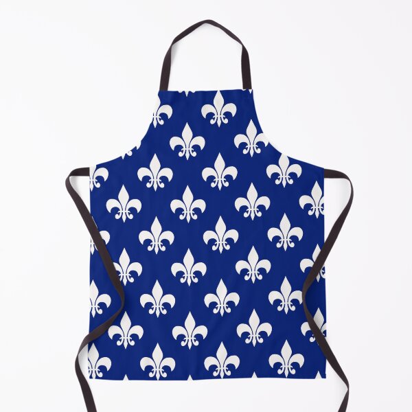 Item preview, Blue White Fleur-De-Lis Pattern designed and sold by PatternTitan.