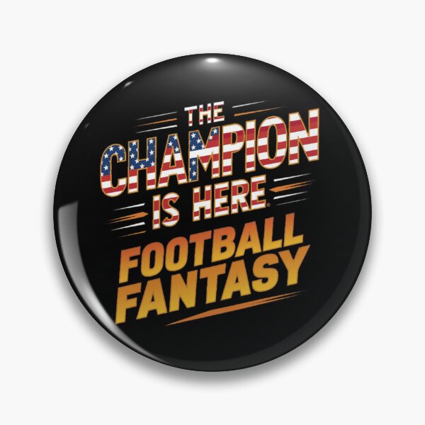 Artikelvorschau, Der Champion ist hier, USA - Fußball-Fantasie entworfen und verkauft von Dirty-Designs.