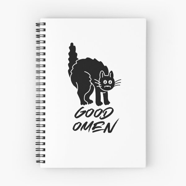 Item preview,  omen,  neil gaiman, good omen quote, black cat, lucky designed and sold by GaliaTati.