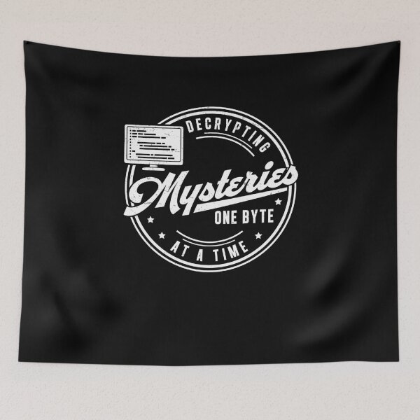 Item preview, Decrypting Mysteries One Byte At A Time A Digital Forensics designed and sold by StrongShirts.