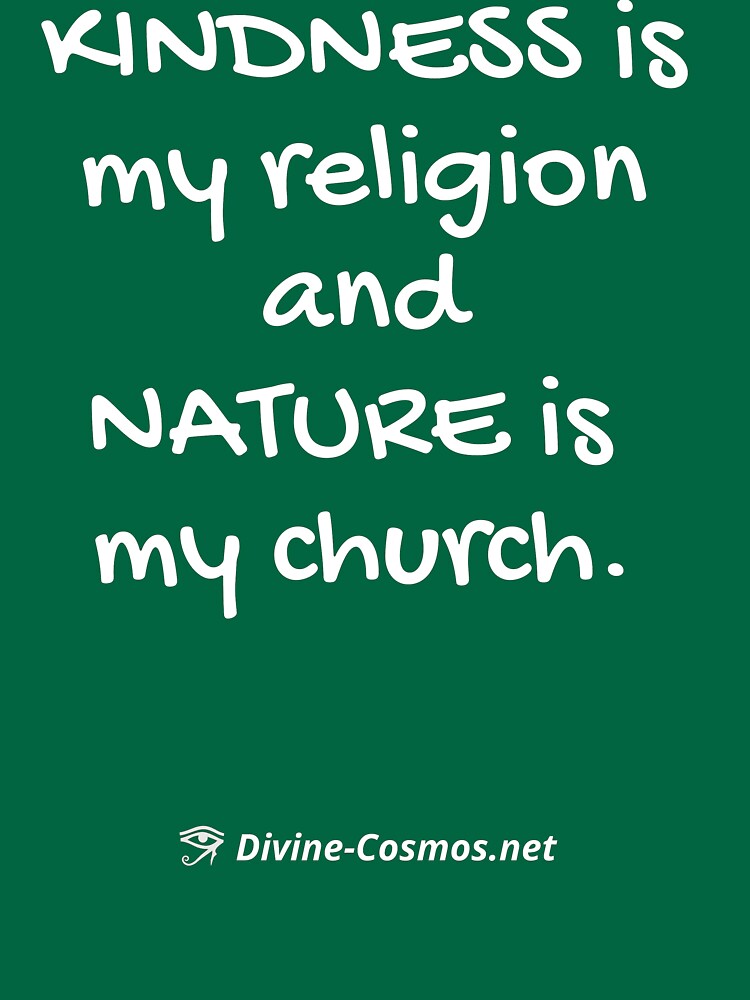 Thumbnail 7 of 7, Essential T-Shirt, Kindness is My Religion T-Shirt designed and sold by Jeff Divine.