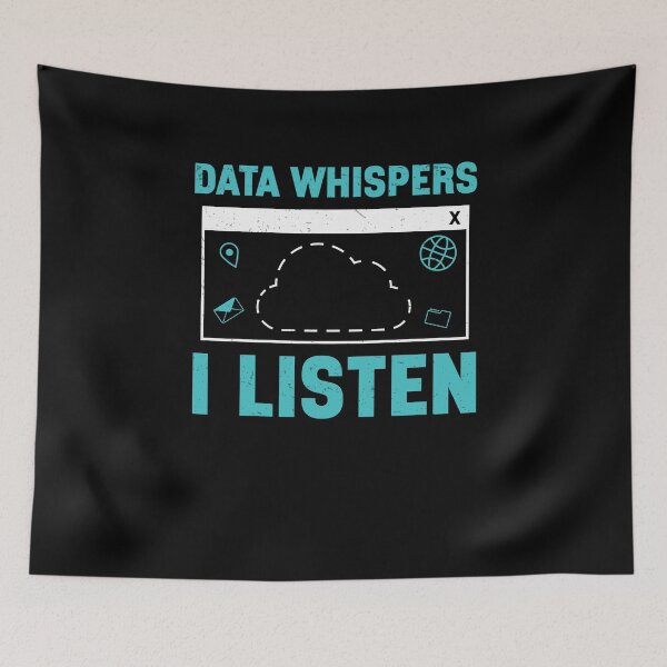 Item preview, Data Whispers I Listen A Digital Forensics Forensic Analyst designed and sold by StrongShirts.