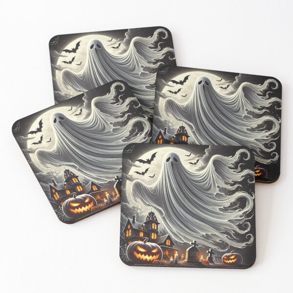Item preview, Eerie Ghost: Halloween-Themed Design designed and sold by AdisKucius.