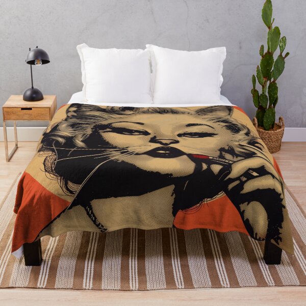Item preview, Marilyn Cat with red lipstick designed and sold by KERaney.