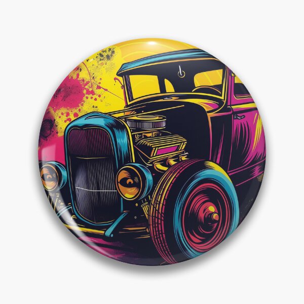 Item preview, Colorful Hot Rod designed and sold by bluepygmy.