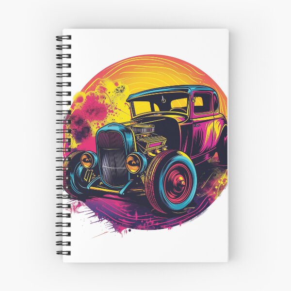 Item preview, Colorful Hot Rod designed and sold by bluepygmy.