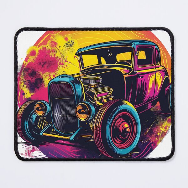 Item preview, Colorful Hot Rod designed and sold by bluepygmy.