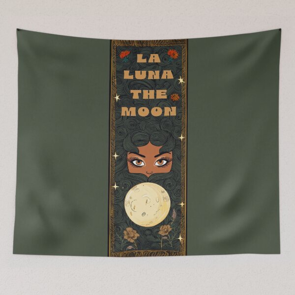 Item preview, LA LUNA, THE MOON, Magic mystical design vintage style. designed and sold by La Loca.