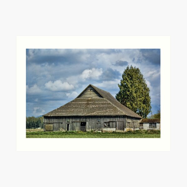 Skagit Barn Kunstdruck
