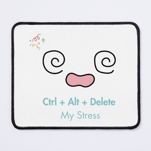 Item preview, Ctrl + Alt + Delete My Stress | Office Stickers | Funny Stickers | Laptop Stickers | Notebook Stickers designed and sold by PrintEveryday.