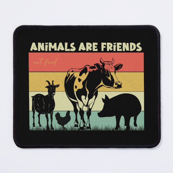Item preview, Animals are friends not food designed and sold by uniqueyou12.