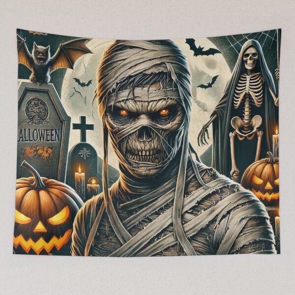 Item preview, Eerie Mummy: Halloween-Themed Design designed and sold by AdisKucius.