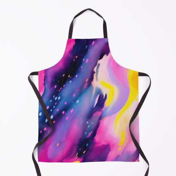 Item preview, Pink Blue Purple Lavender Yellow Abstract Dotted Smoke Waves Pattern designed and sold by kathrynchill.