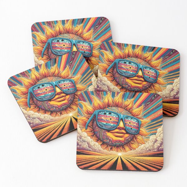 Item preview, Sunspot Cool Sun with sunglasses tee designed and sold by SEKAIHUNTER.
