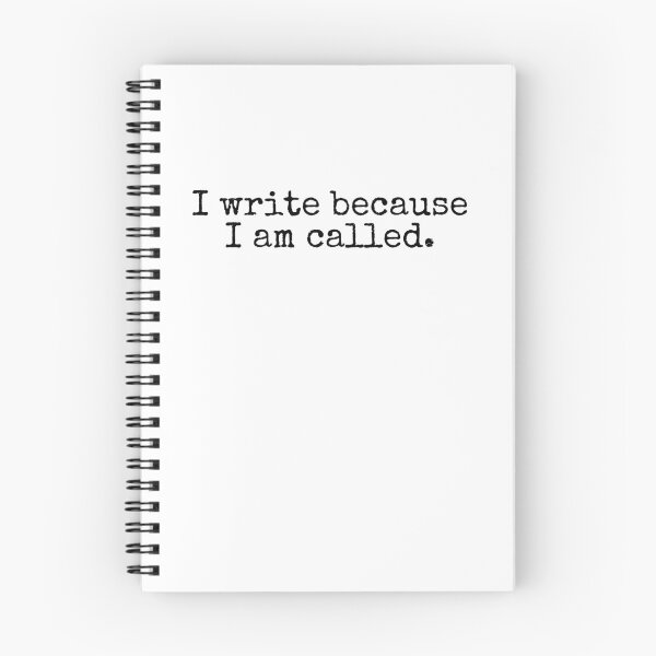 Item preview, I write because I am called. designed and sold by M. L. Milligan.