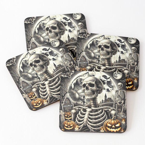 Item preview, Eerie Skeleton: Halloween-Themed Design designed and sold by AdisKucius.