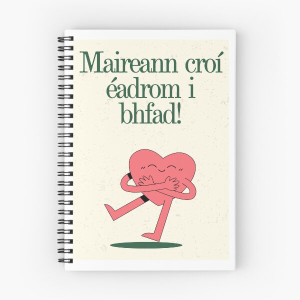 Item preview, Maireann Croí Éadrom i bhFad - Seanfhocal Gaeilge  designed and sold by SiopaTrig.