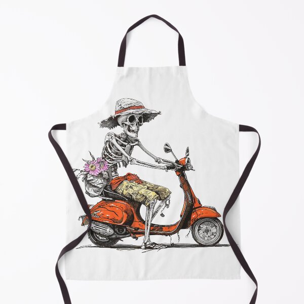 Item preview, Vacation Skeleton SVG | Fun Skeleton on Scooter | Summer Illustration designed and sold by Petru&Myself.