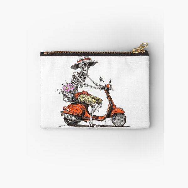 Item preview, Vacation Skeleton SVG | Fun Skeleton on Scooter | Summer Illustration designed and sold by Petru&Myself.