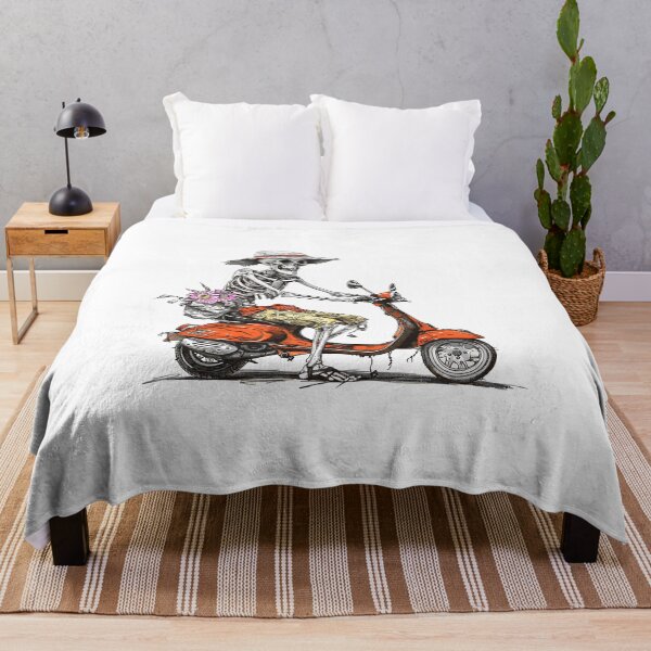 Item preview, Vacation Skeleton SVG | Fun Skeleton on Scooter | Summer Illustration designed and sold by Petru&Myself.