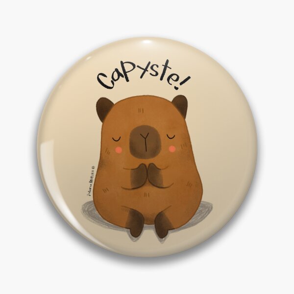 Item preview, Capyste - Capybara Namaste designed and sold by julianamotzko.