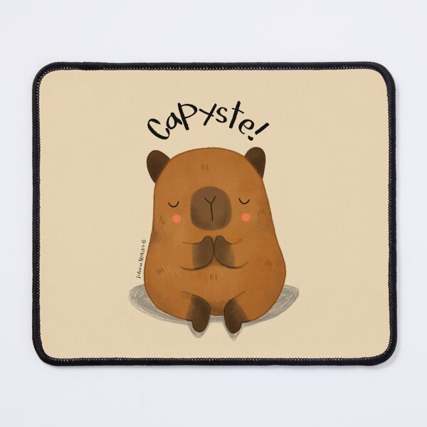 Item preview, Capyste - Capybara Namaste designed and sold by julianamotzko.