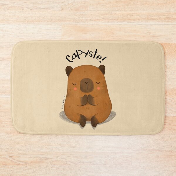 Item preview, Capyste - Capybara Namaste designed and sold by julianamotzko.