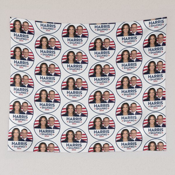 Item preview, Kamala Harris / Josh Shapiro 2024 designed and sold by partyfarty.