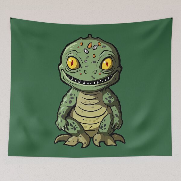 Item preview, Chibi Swamp Monster: Halloween designed and sold by KERaney.