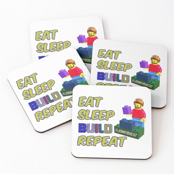 Item preview, JonnyBuildz Eat Sleep Build Repeat designed and sold by rengawmk.