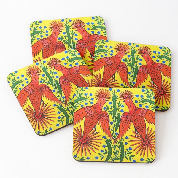 Item preview, Maria Prymachenko, Kochubarkas Eat Peas, Ukrainian Artist, Марія Приймаченко, Кочубарки у Горосі, Нема Ніде і Досі, Maria Prymachenko Gift designed and sold by Artistic Gift Print.