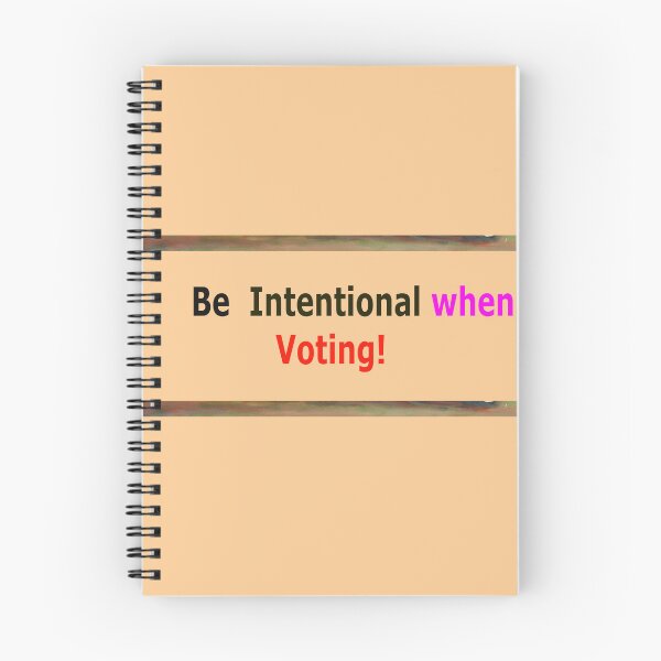 Item preview, Be Intentional When Voting designed and sold by annenambiro.