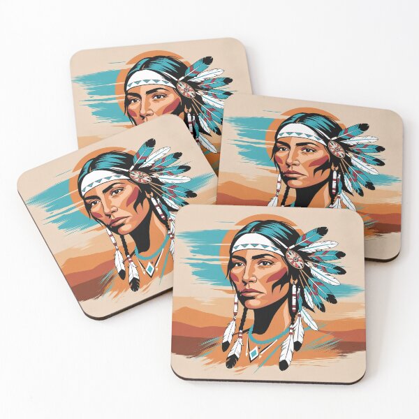 Item preview, Native Americam Woman designed and sold by IvayloUzunov.