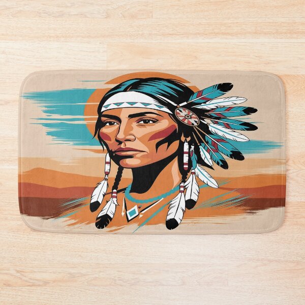 Item preview, Native Americam Woman designed and sold by IvayloUzunov.